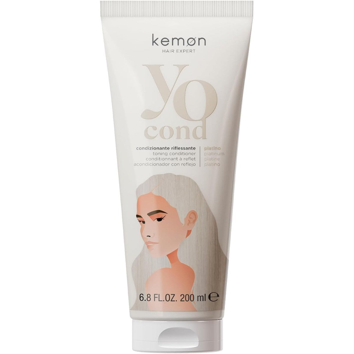 Kemon, Yo Platino Coloring, Hårfärgsbalsam, 200 ml