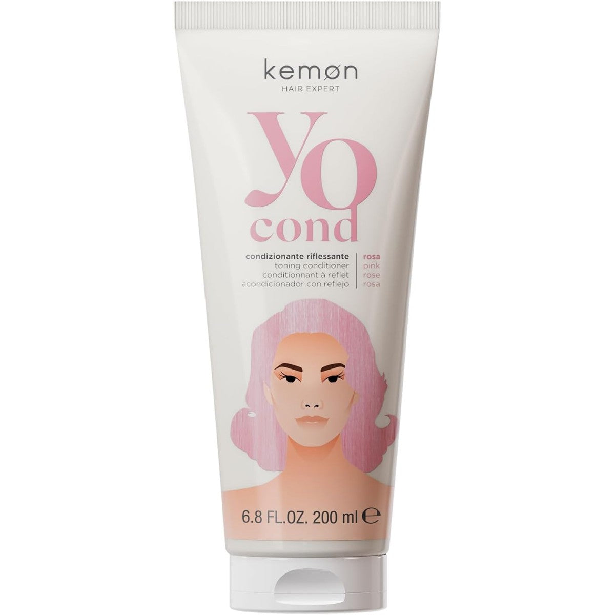Kemon, Yo Rosa Coloring, Hårfärgsbalsam, 200 ml
