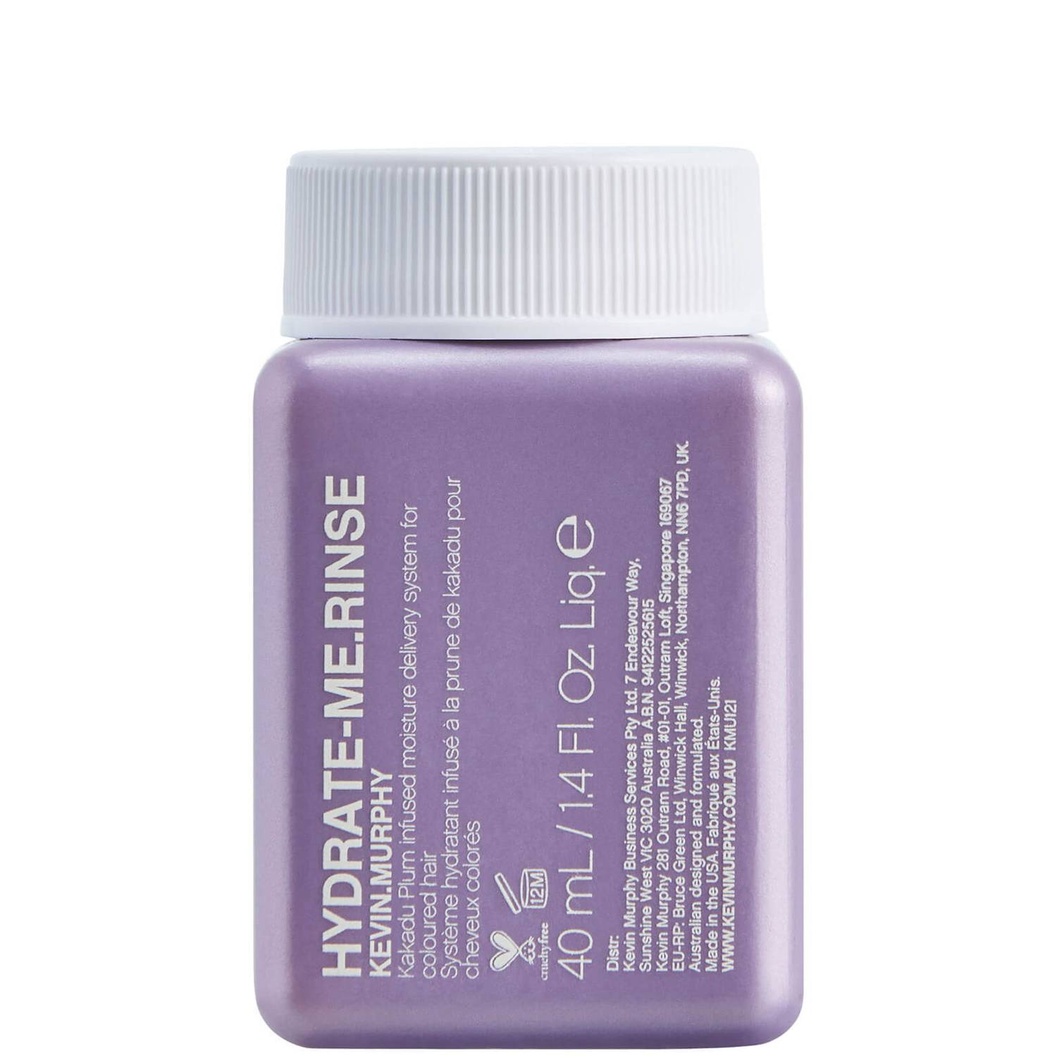 Kevin Murphy, Hydrate-Me Rinse, Hårbalsam, För återfuktning, 40 ml