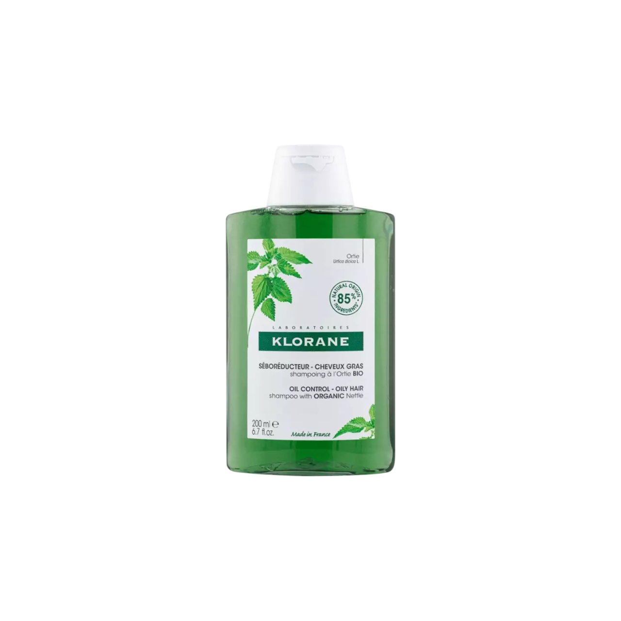 Klorane, Nettle, Hårschampo, Oljekontroll, 200 ml
