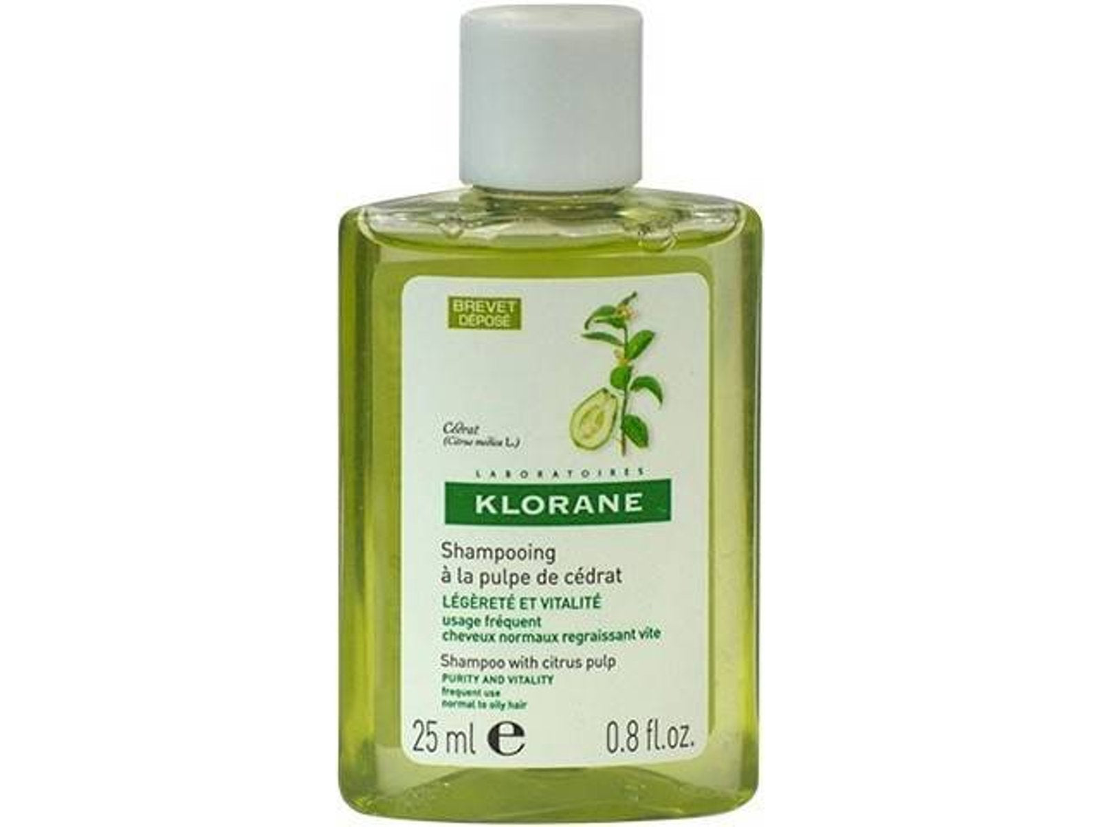 Klorane, Purifying, Shampoo, For cleansing, 25 ml