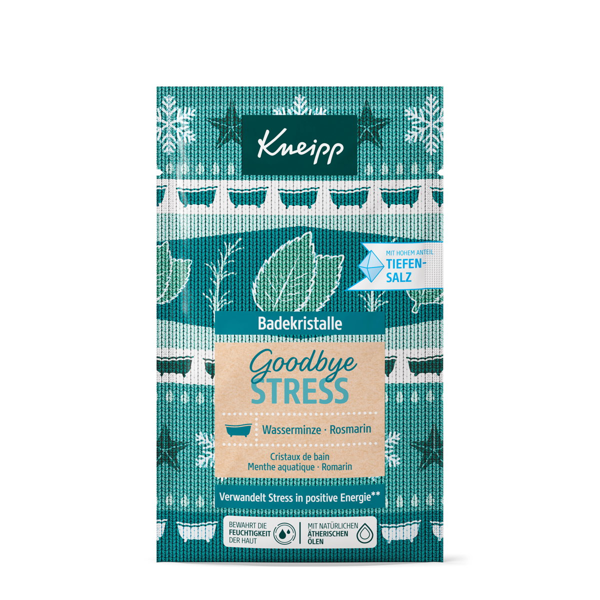 Kneipp, Goodbye Stress, Avslappnande, Bad salt, 60 g