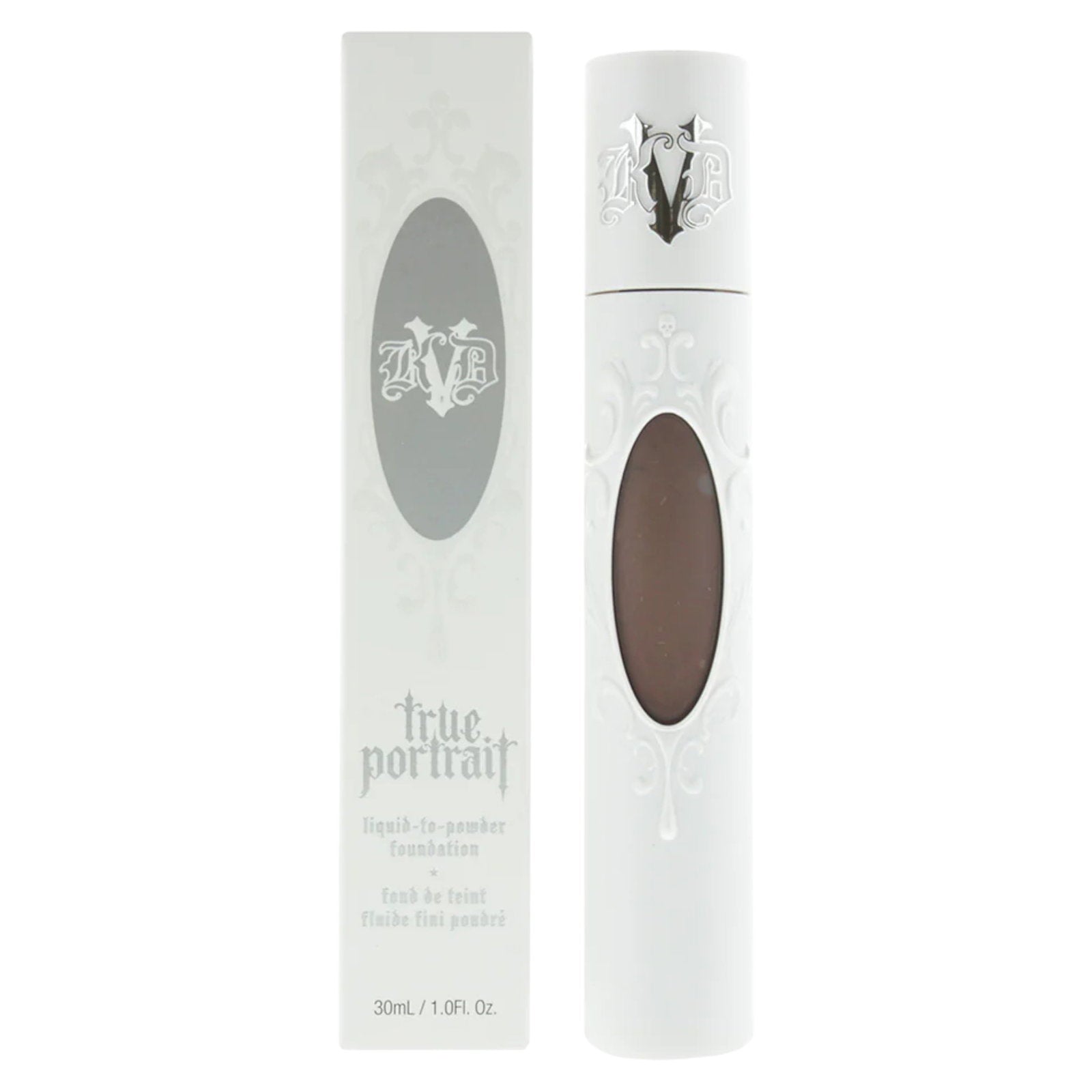 Kat Von D, True Portrait, Flytande foundation, 084, 84 Mjuk Toffee, 30 ml