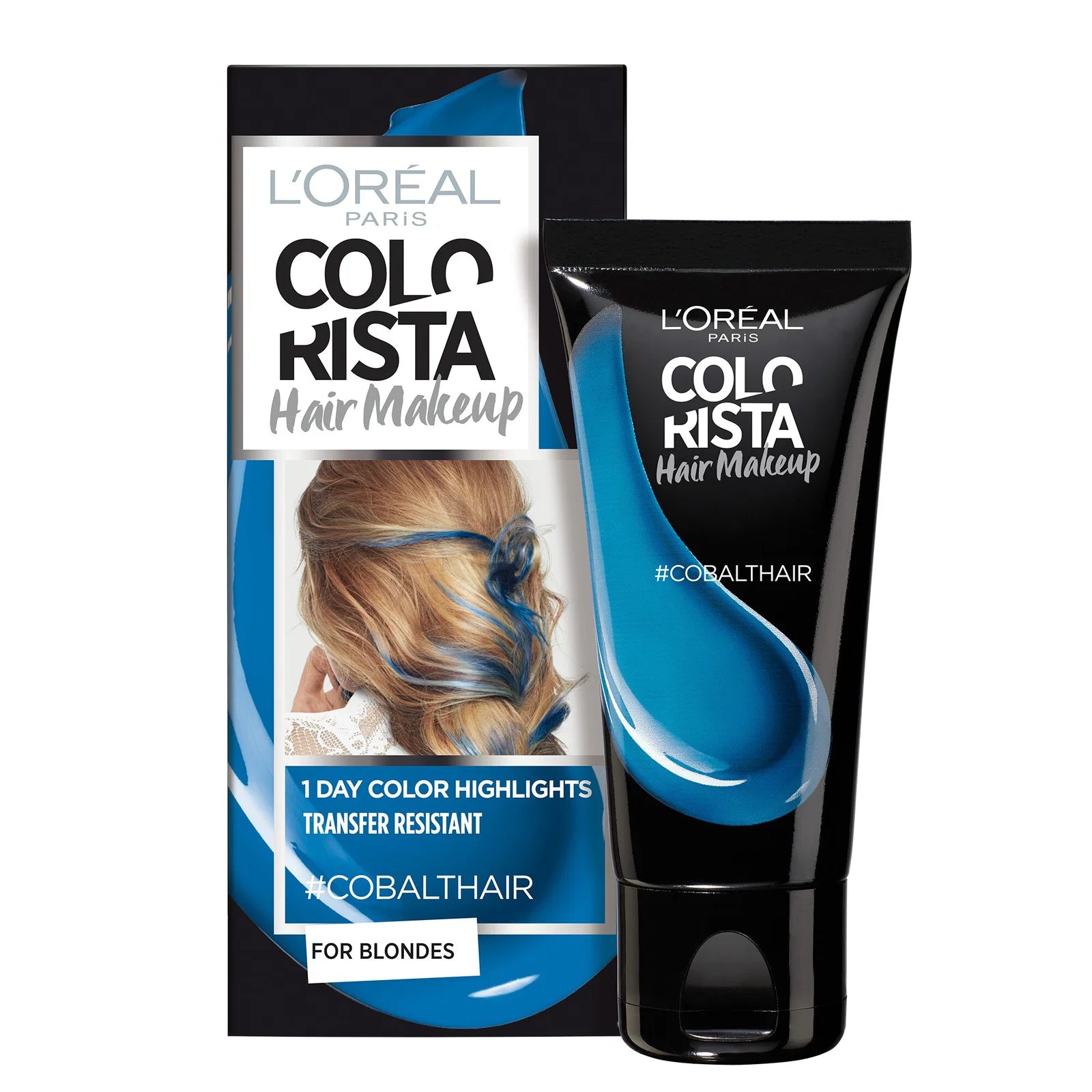 L'Oreal Paris, Colorista Hair Makeup, Semi-permanent hårfärg,  #COBALTHAIR, 30 ml