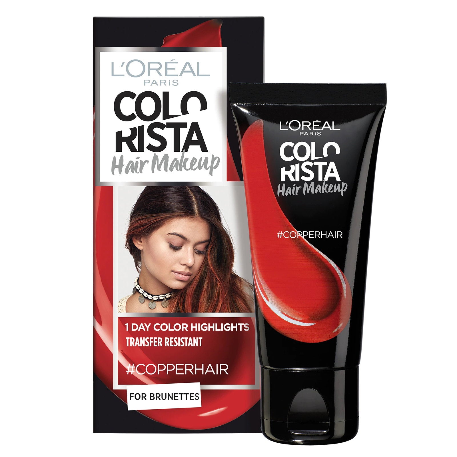 L'Oreal Paris, Colorista Hair Makeup, Semi-permanent hårfärg,  #COPPERHAIR, 30 ml