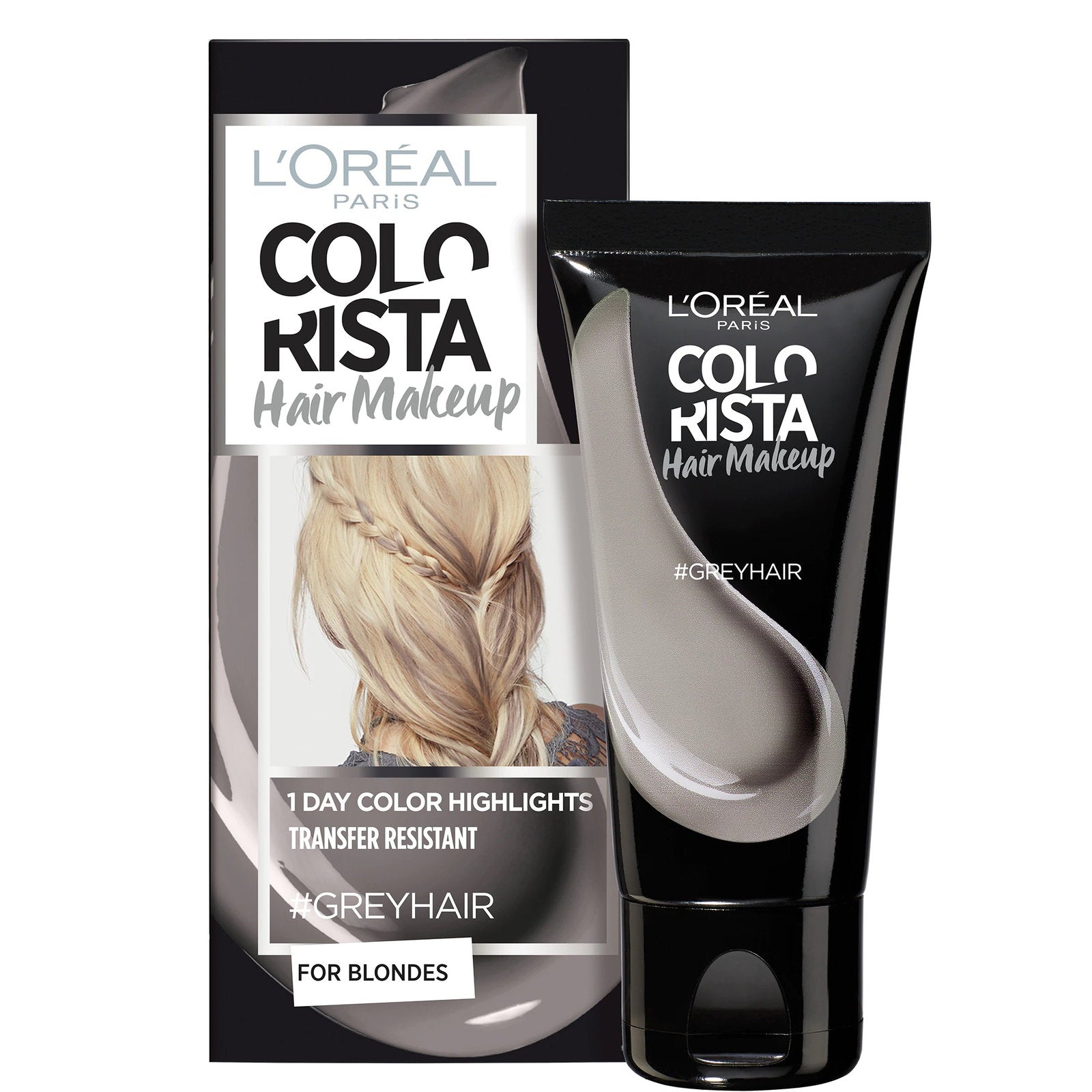 L'Oreal Paris, Colorista Hair Makeup, Semi-permanent hårfärg,  #GREYHAIR, 30 ml