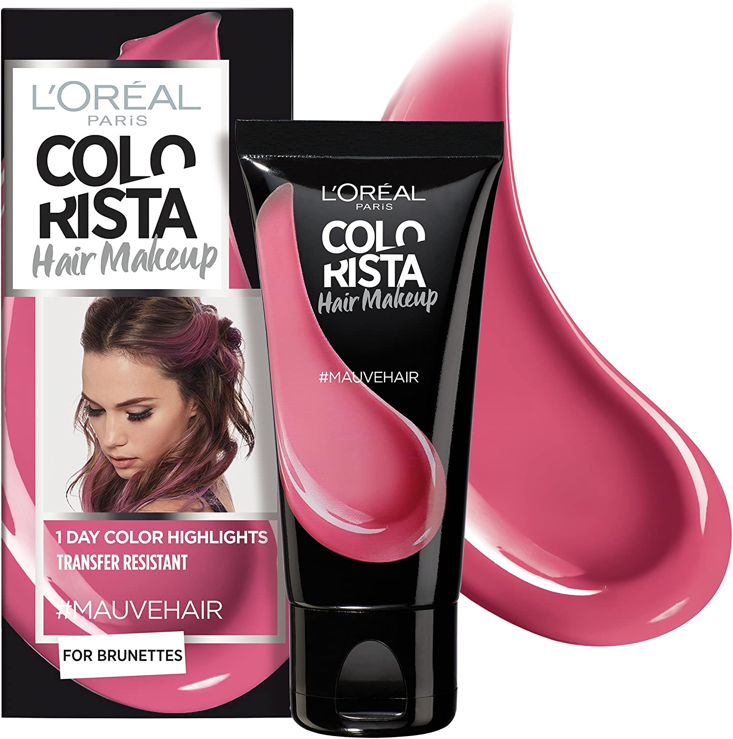 L'Oreal Paris, Colorista Hair Makeup, Semi-permanent hårfärg,  #MAUVEHAIR, 30 ml