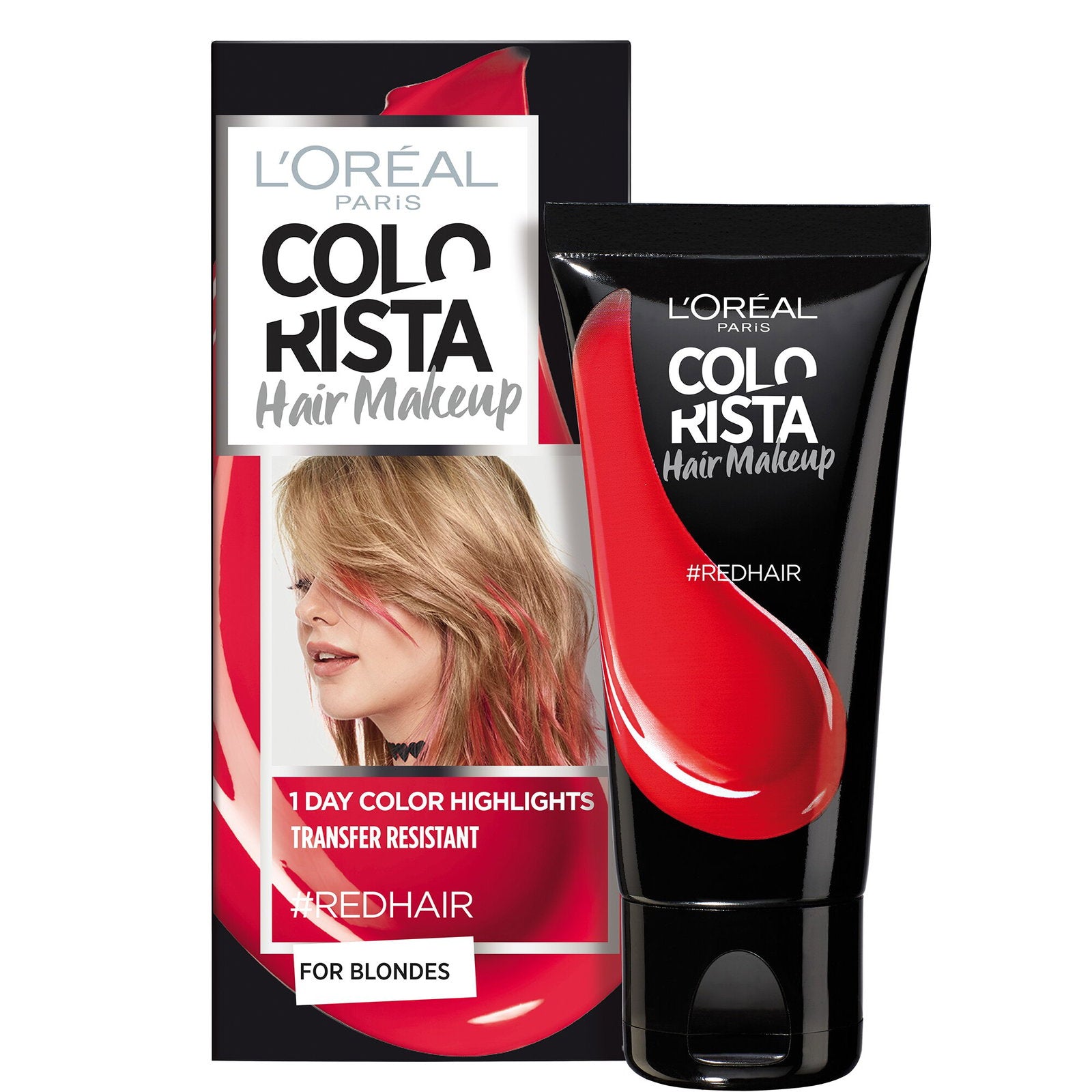 L'Oreal Paris, Colorista Hair Makeup, Semi-permanent hårfärg,  #REDHAIR, 30 ml