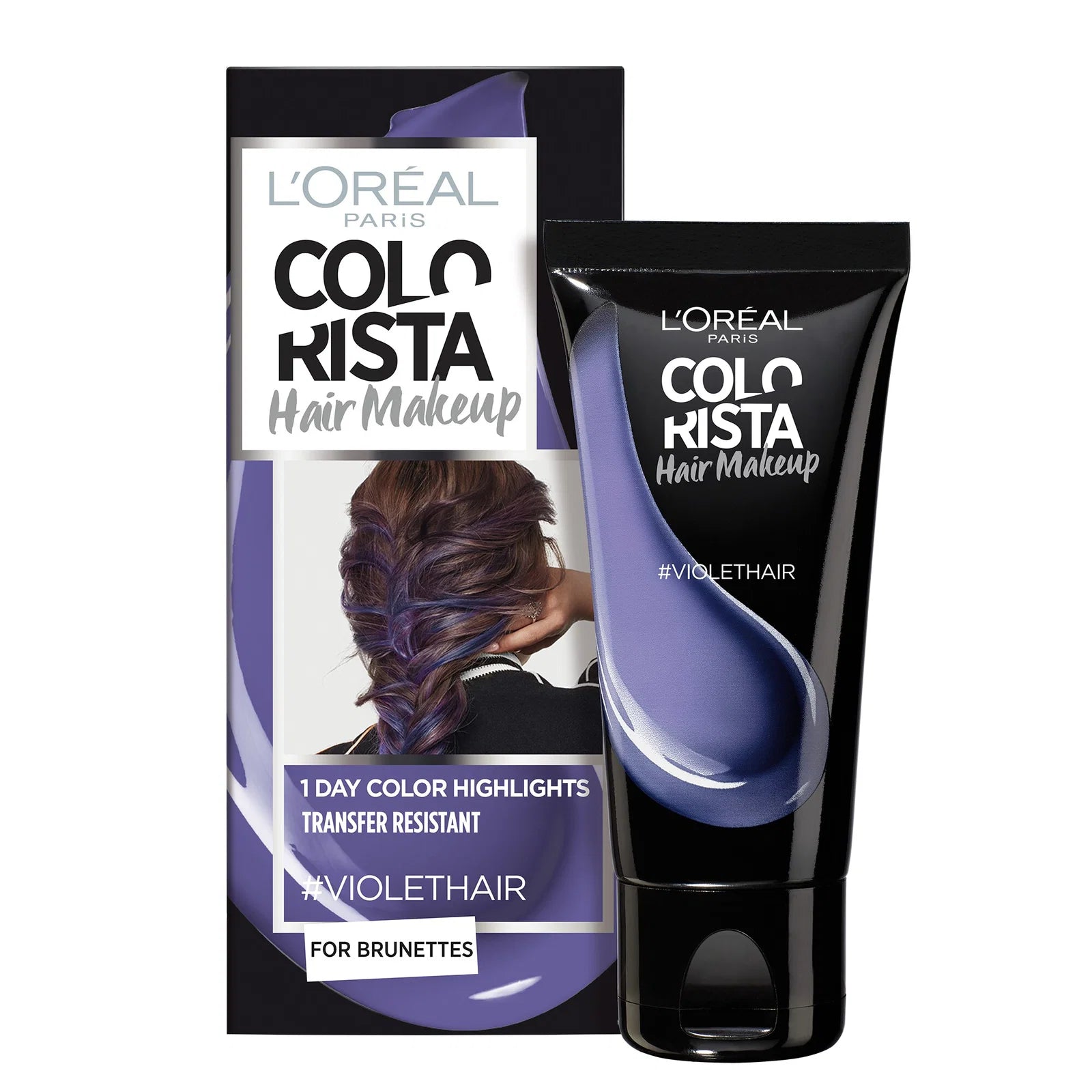 L'Oreal Paris, Colorista Hair Makeup, Semi-permanent hårfärg,  #VIOLETHAIR, 30 ml