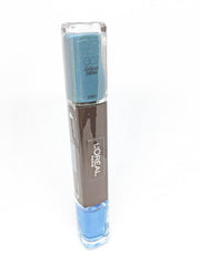 L'Oreal Paris, Infallible, Nagellack 2-i-1, 007, Ocean Oändlig, 2 x, 5 ml