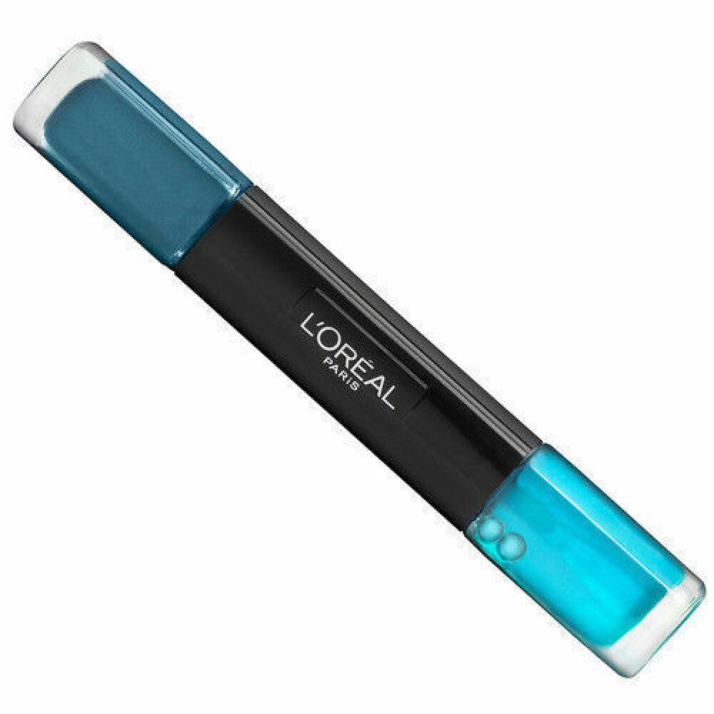 L'Oreal Paris, Infallible, Nagellack 2-i-1, 007, Ocean Oändlig, 2 x, 5 ml
