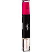 L'Oreal Paris, Infallible, Nagellack 2-i-1, 010, Behåll Magenta, 2 x, 5 ml