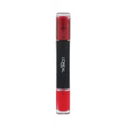 L'Oreal Paris, Infallible, Nagellack 2-i-1, 018, Skarlagen århundrade, 2 x, 5 ml