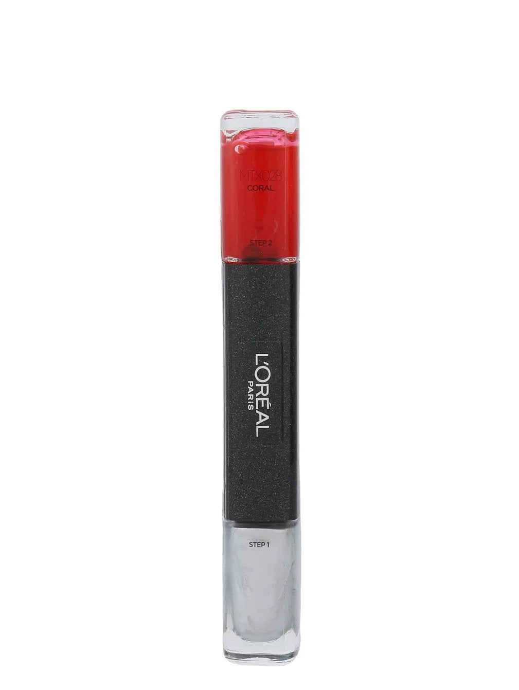 L'Oreal Paris, Infallible, Nagellack 2-i-1, MTX 028, Korall, 2 x, 5 ml