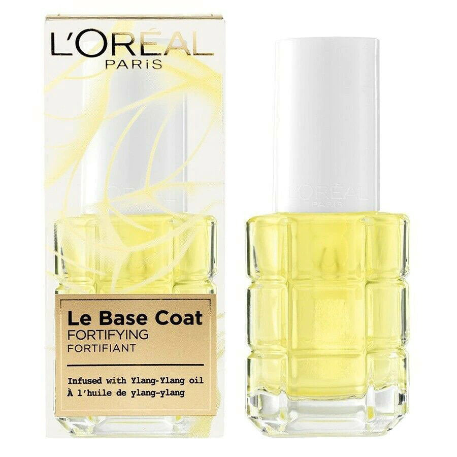 L'Oreal Paris, Le Base Coat, Ylang Ylang eterisk olja, Förstärkning, Nageloljebehandling, 13.5 ml
