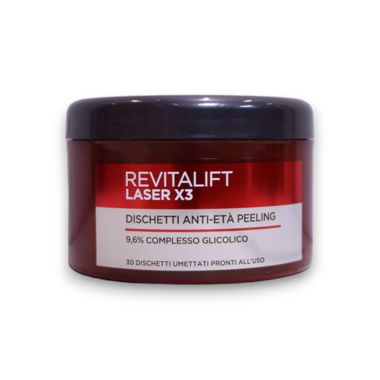 L'Oreal Paris, Revitalift Laser X3, Glykolsyra, Anti-aging, Peel-off pads, 30 st