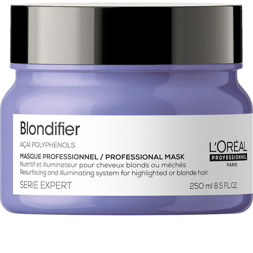 L'Oreal Professionnel, Serie Expert Blondifier, Acai-polyfenoler, Hårbehandlingskräm mask, Återskapande och belysning, 250 ml
