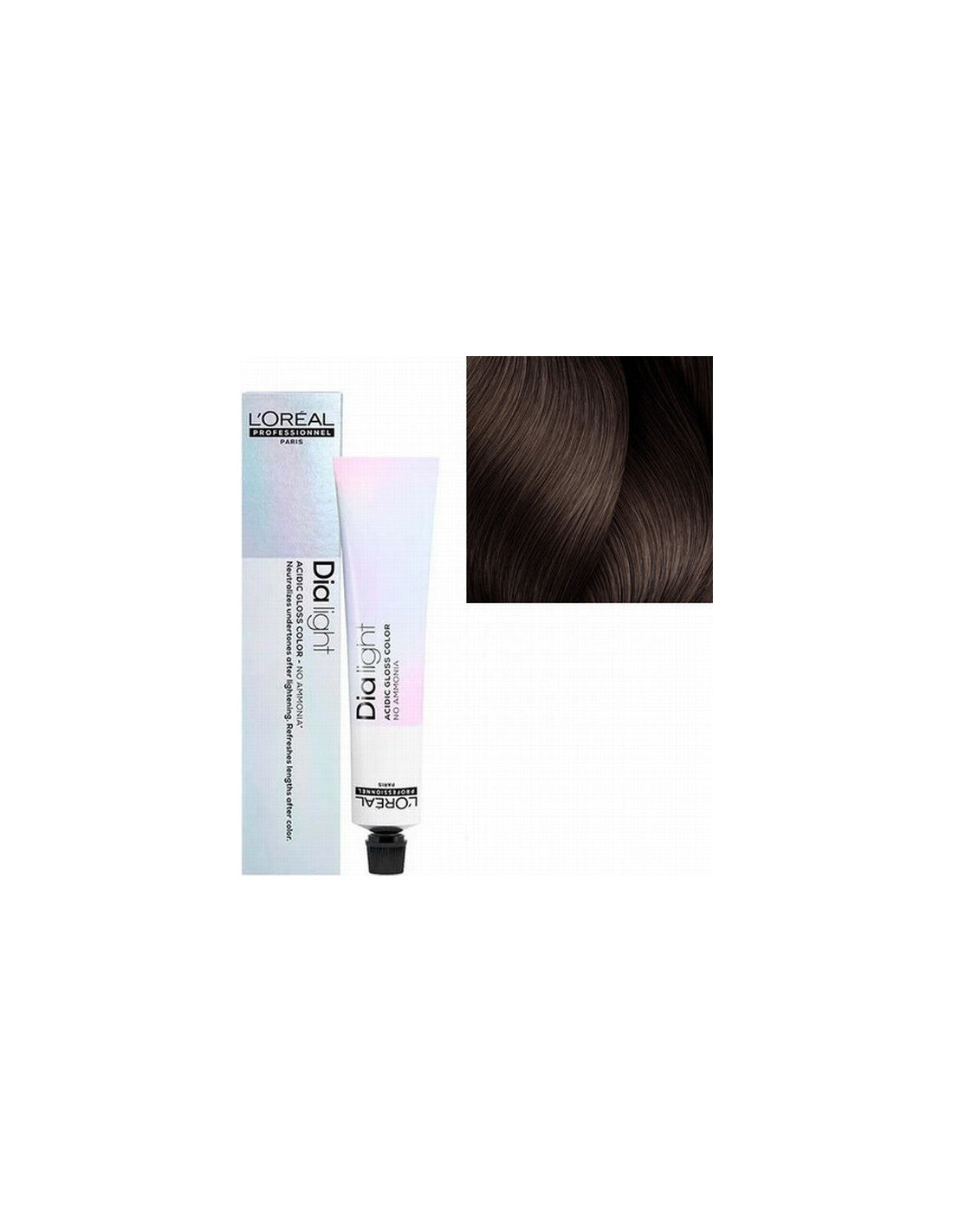 L'Oreal Professionnel, Dia Light, Ammoniakfri, Permanent hårfärg, 7.12 , 50 ml