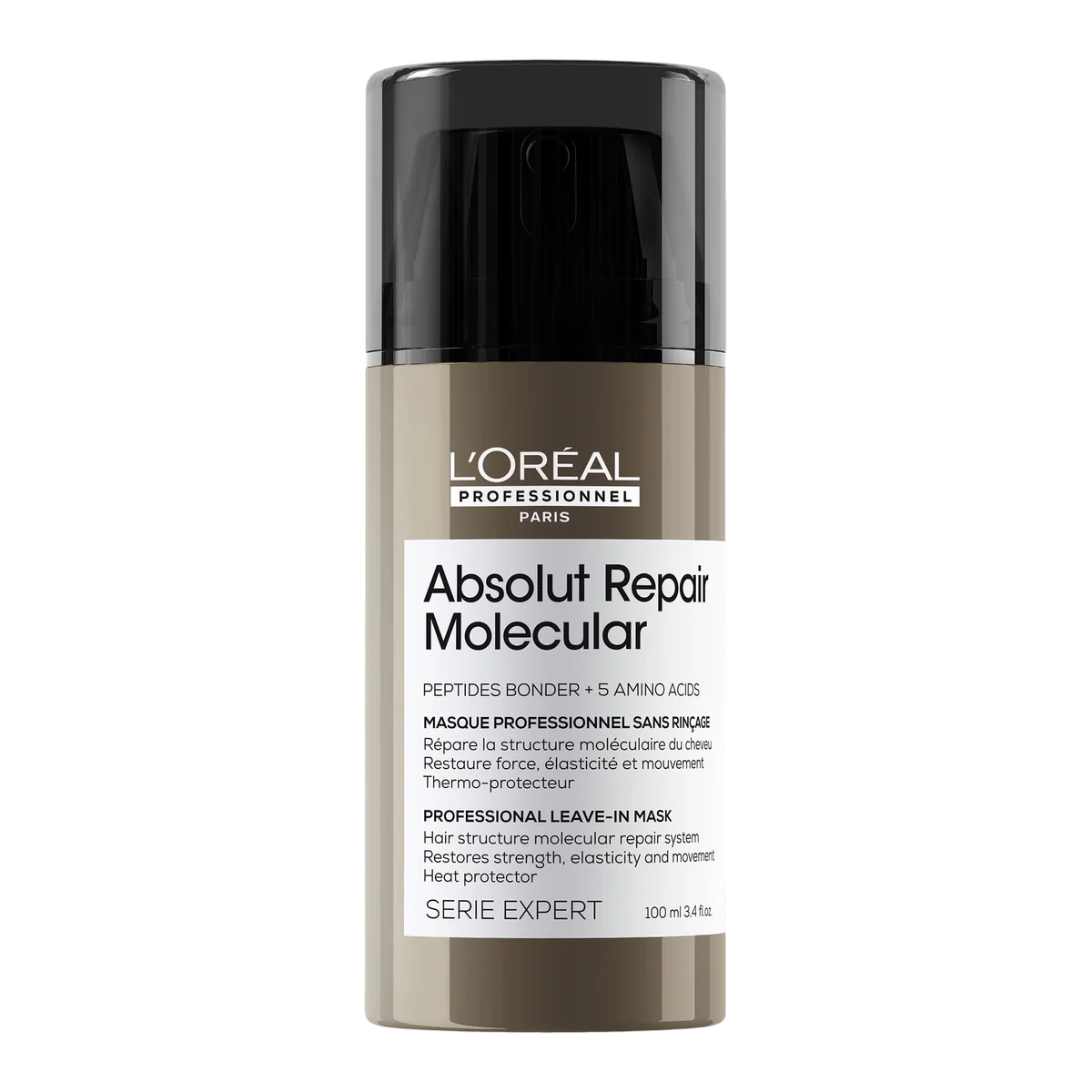 L'Oreal Professionnel, Serie Expert Absolut Repair Molecular, Leave-in krämbehandling för hår, För reparation, 100 ml