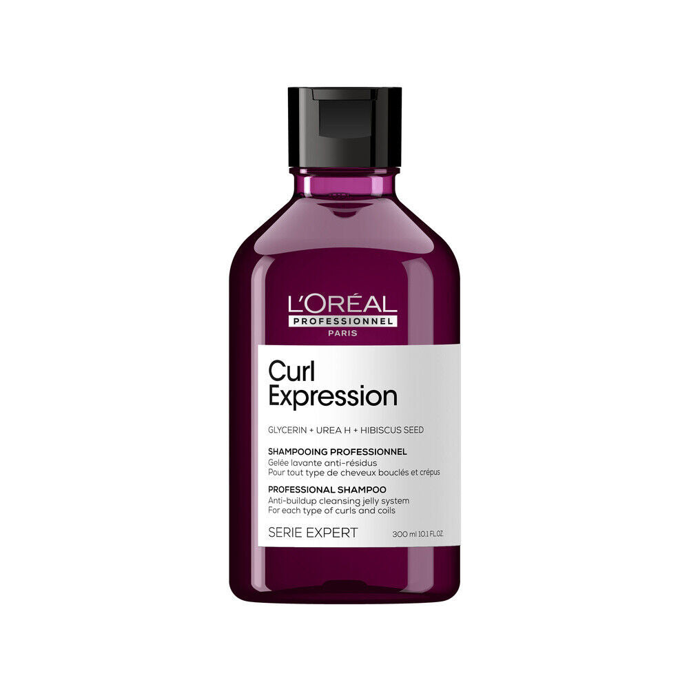 L'Oreal Professionnel, Serie Expert Curl Expression, Glycerin + Urea H + Hibiskusfrön, Hårschampo, Mot uppbyggnad, 300 ml