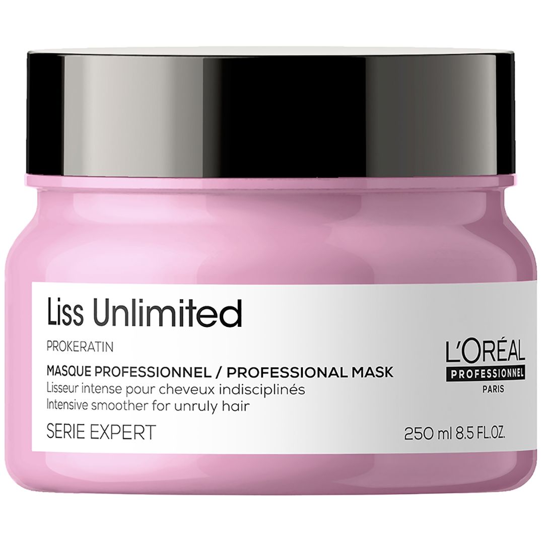 L'Oreal Professionnel, Serie Expert Liss Unlimited, Hårbehandlingskräm mask, För utjämning, 250 ml