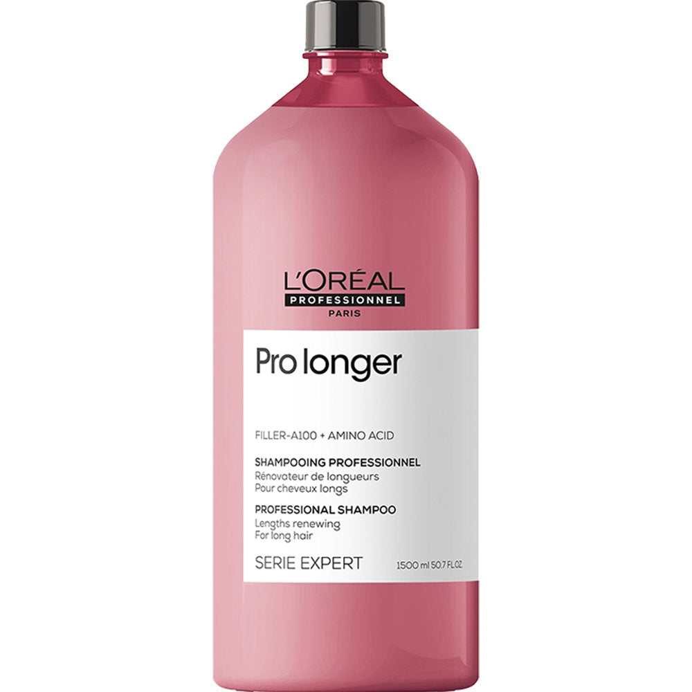 L'Oreal Professionnel, Serie Expert Pro Longer, Fyllmedel-A100 + Aminosyra, Hårschampo, Förnyelse av längder, 1500 ml
