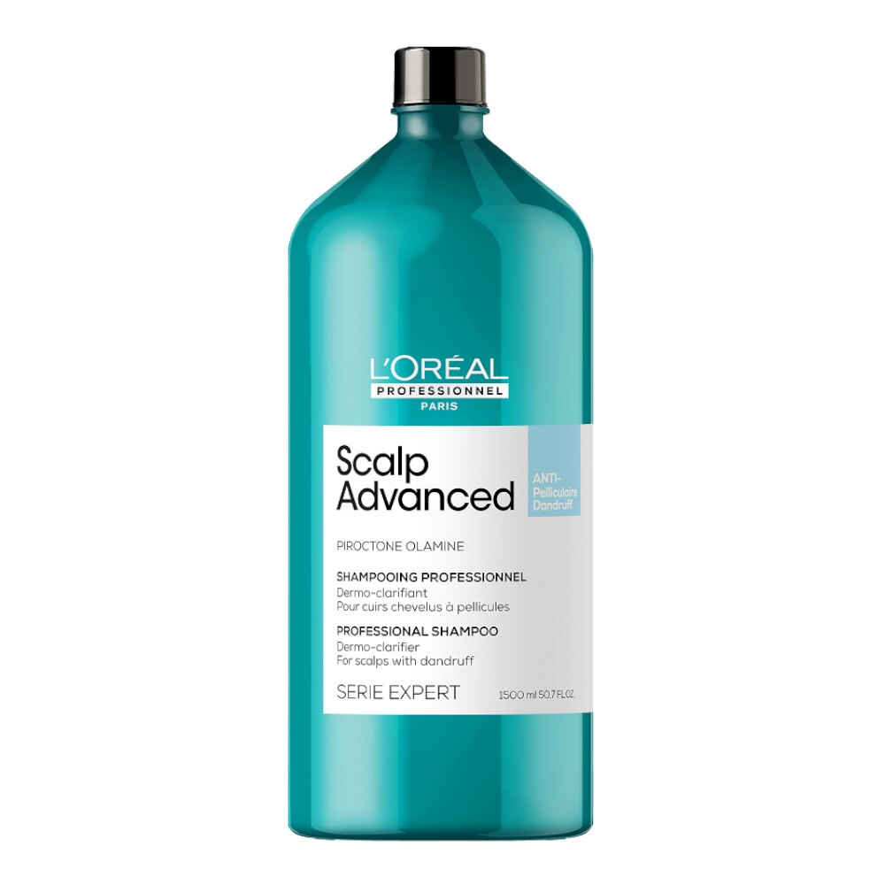 L'Oreal Professionnel, Serie Expert Scalp Advanced, Hårschampo, Mot mjäll, 1500 ml
