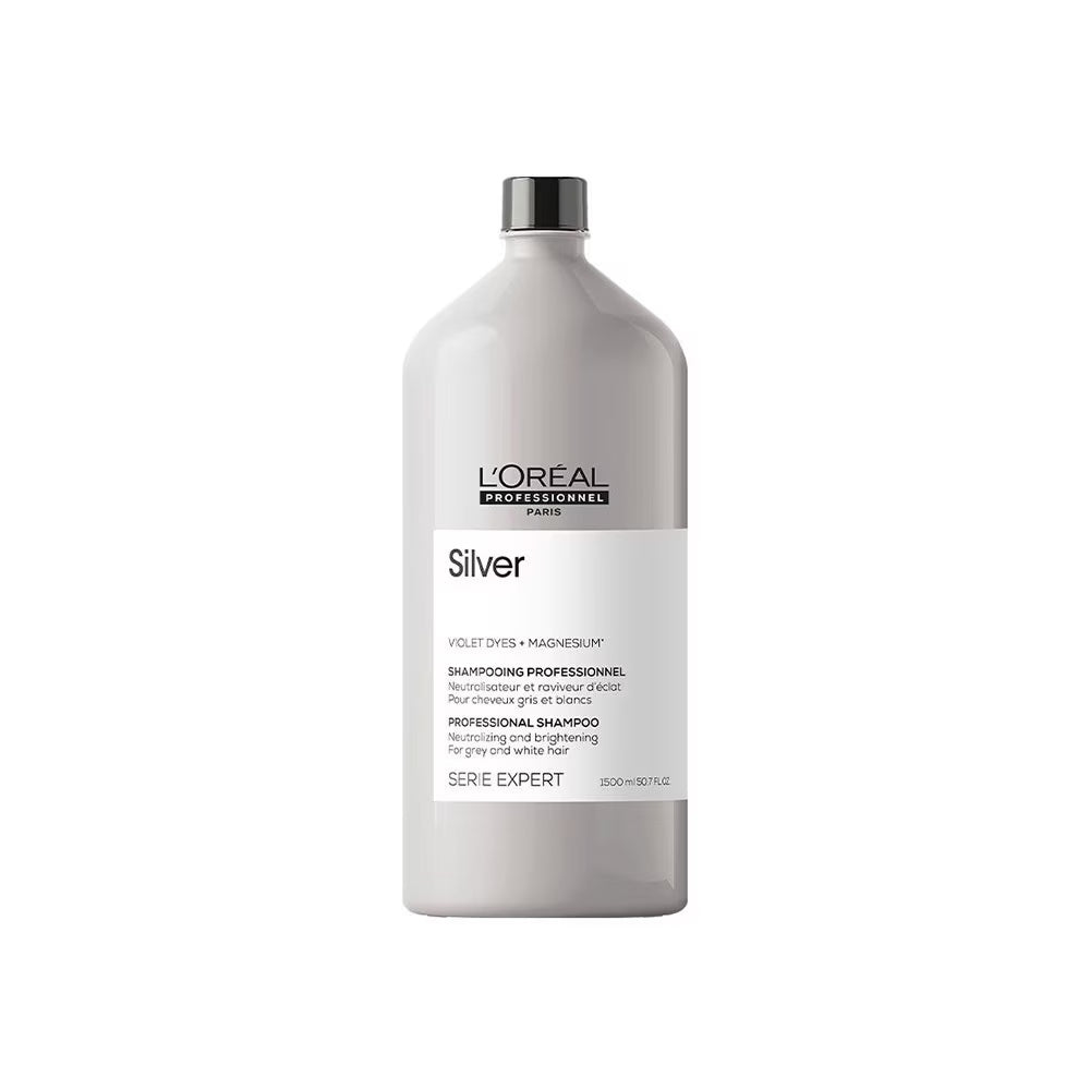 L'Oreal Professionnel, Serie Expert Silver, Hårschampo, Neutraliserande & Ljusgörande, 1500 ml