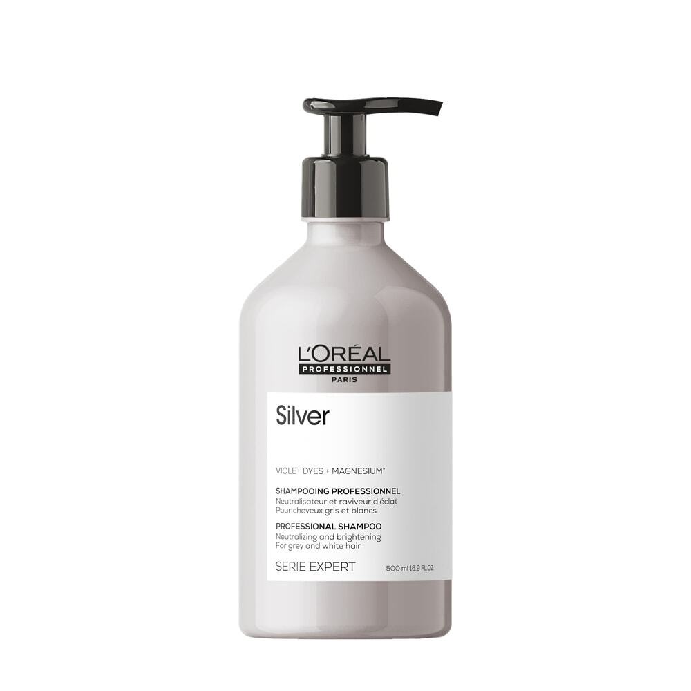 L'Oreal Professionnel, Serie Expert Silver, Hårschampo, Neutraliserande & Ljusgörande, 500 ml