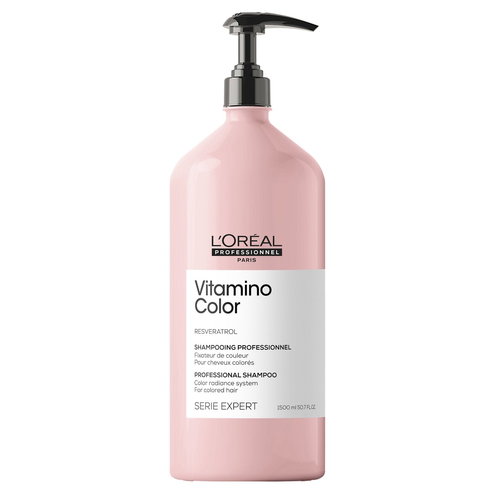 L'Oreal Professionnel, Serie Expert Vitamino Color, Resveratrol, Hårschampo, För färgskydd, 1500 ml
