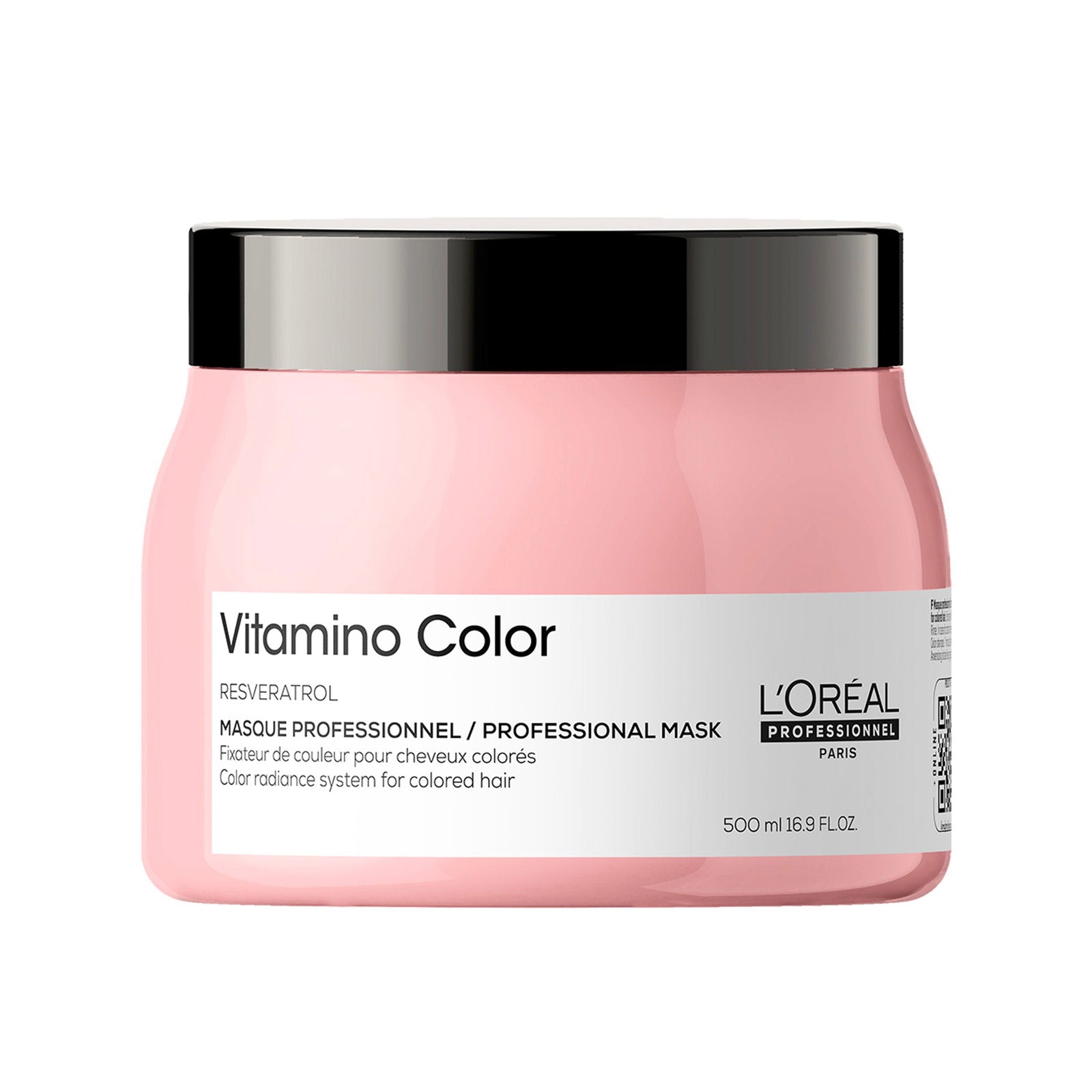 L'Oreal Professionnel, Serie Expert Vitamino Color, Resveratrol, Hårbehandlingskräm mask, För färgskydd, 500 ml