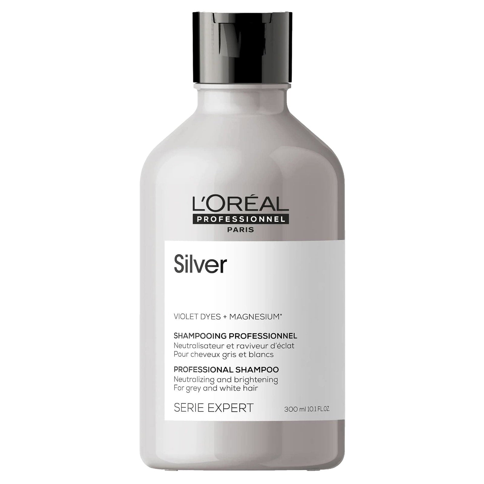 L'Oreal Professionnel, Serie Expert Silver, Hårschampo, Neutraliserande & Ljusgörande, 300 ml