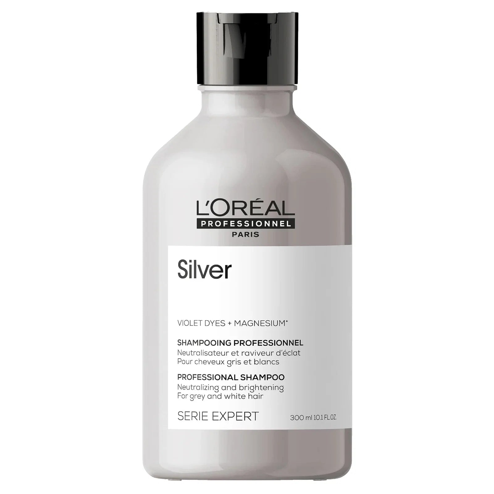 L'Oreal Professionnel, Serie Expert Silver, Hårschampo, Neutraliserande & Ljusgörande, 300 ml