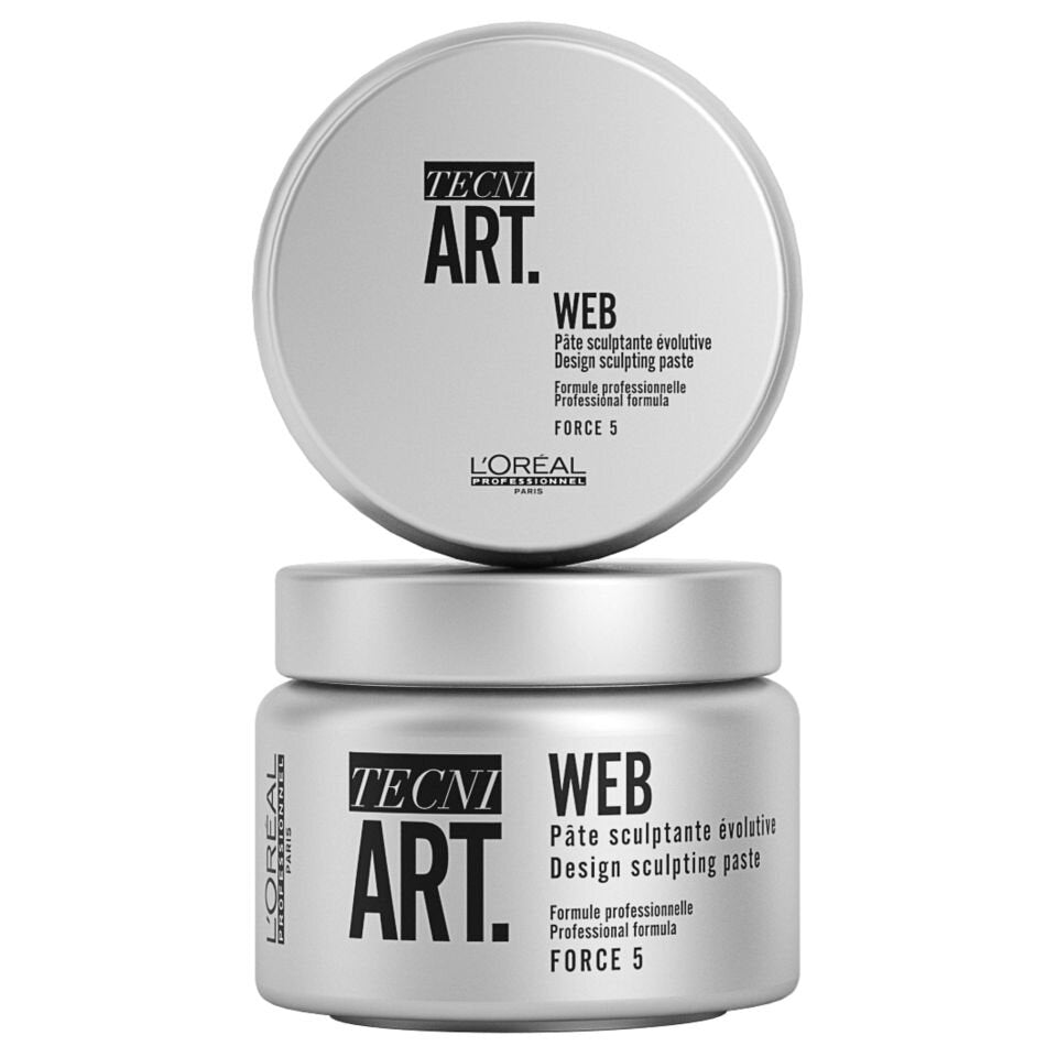 L'Oreal Professionnel, Tecni Art Web Design, Hårstylingspasta, Mat, Starkt grepp, För hår, 150 g