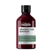 L'Oreal Professionnel, Vitamino Color Spectrum Green, Hårschampo, Neutralisering av röda toner, 300 ml