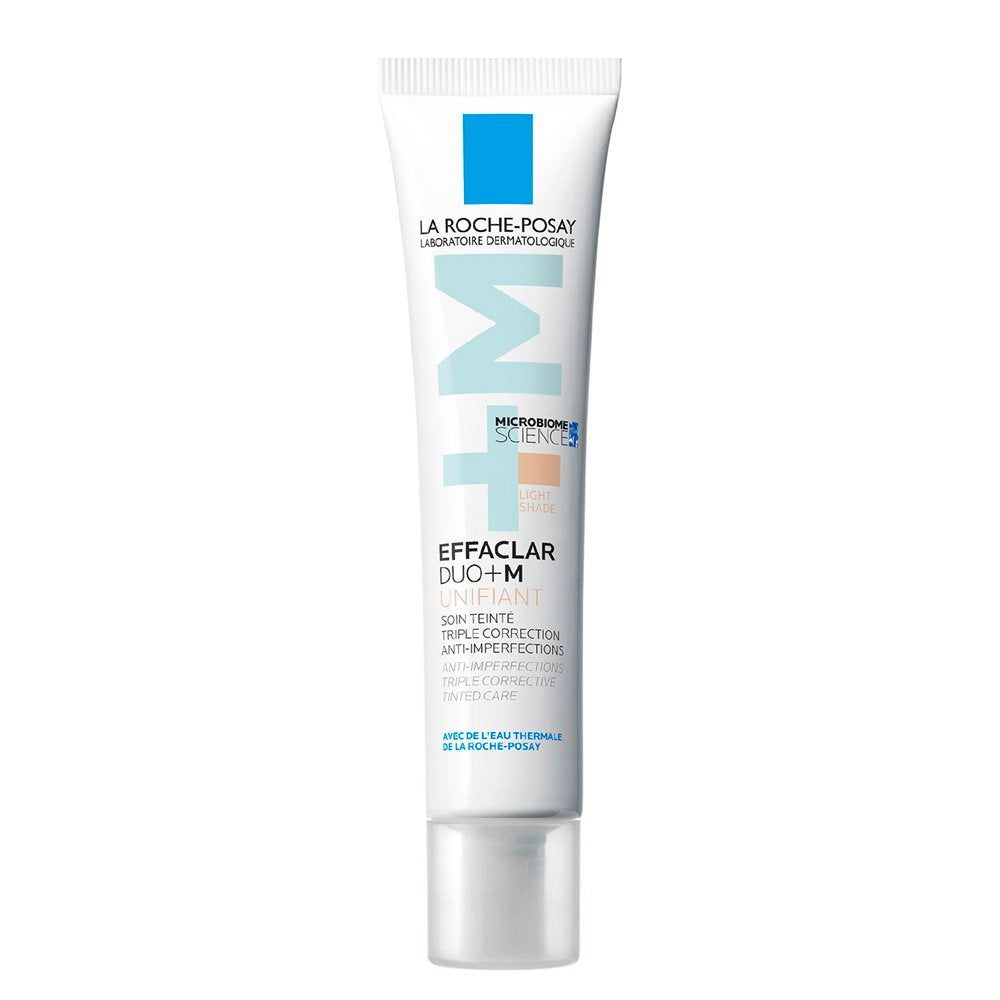 La Roche-Posay, Effaclar Duo+M, Unifying, Färgad fuktighetskräm, Ljus, 40 ml