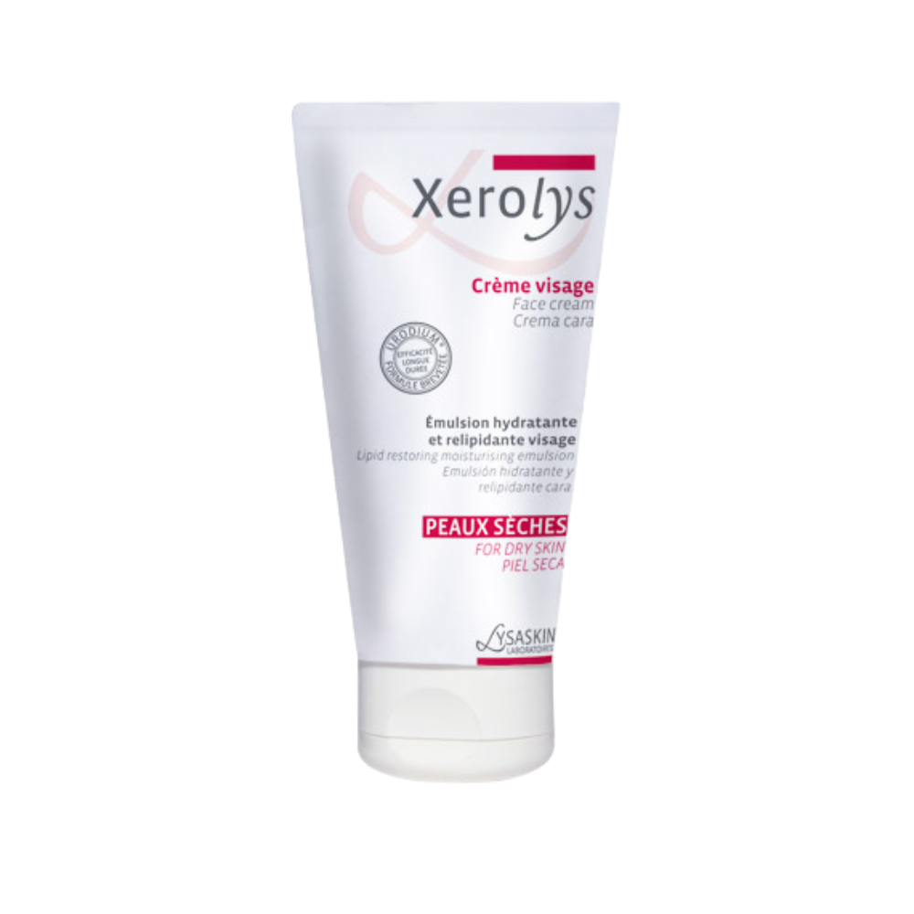 Lab Lysaskin, Xerolys, Återfuktande, Grädde, För ansiktet, 50 ml