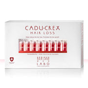 Labo Suisse, Cadu-Crex Severe Stage, Mot håravfall, Ampullbehandlingsserum, För hårbotten, För män, 20 st, 3.5 ml