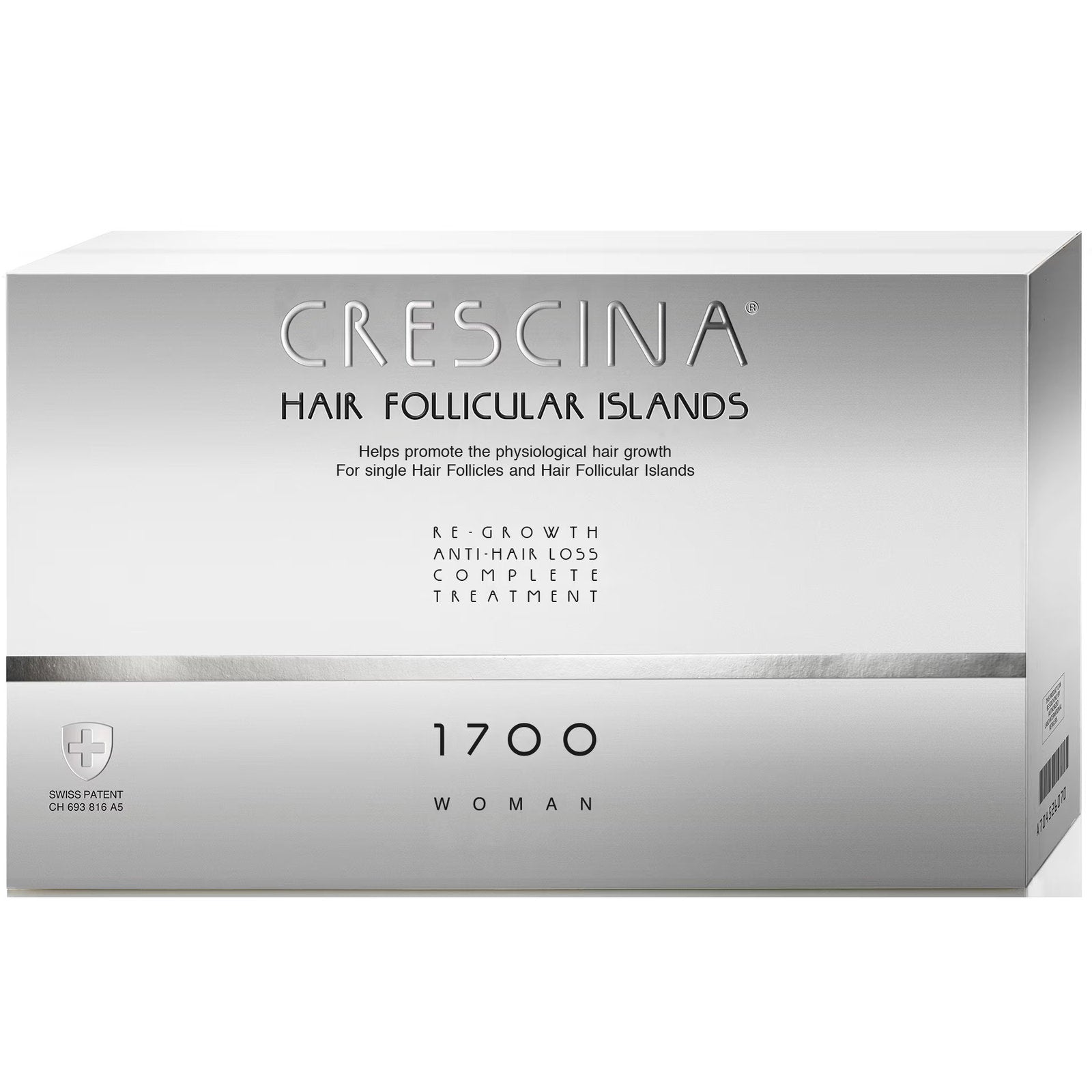 Labo Suisse, Crescina Follicular Islands 1700, För tillväxtstimulering, Serum i ampuller, För hårbotten, För kvinnor, 10 +10 st
