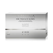 Labo Suisse, Crescina Follicular Islands 2100, Tillväxtstimulerande, Serum i ampuller, För hårbotten, För män, 20 st