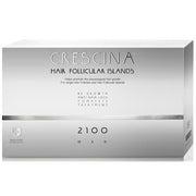 Labo Suisse, Crescina Follicular Islands 2100, För tillväxtstimulering, Ampullbehandlingsserum, För hårbotten, För män, 10 +10 st