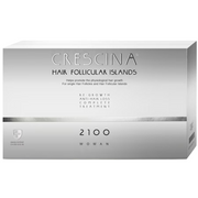 Labo Suisse, Crescina Follicular Islands 2100, För tillväxtstimulering, Ampullbehandlingsserum, För hårbotten, För kvinnor, 10 +10 st