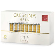 Labo Suisse, Crescina, Transdermic HFSC 500, För tillväxtstimulering, Ampullbehandlingsserum, För hårbotten, För män, 20 st, 3.5 ml