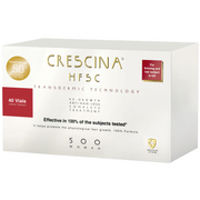 Labo Suisse, Crescina, Transdermic HFSC 500, För tillväxtstimulering, Ampullbehandlingsserum, För hårbotten, För kvinnor, 20 + 20 pcs, 3.5 ml