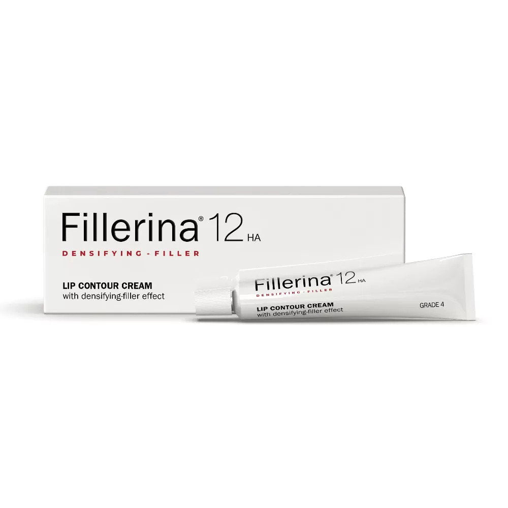 Labo Suisse, Fillerina 12HA Densifying Filler Grade 4, Hydrera & Stärk, Grädde, För läppkontur, 15 ml