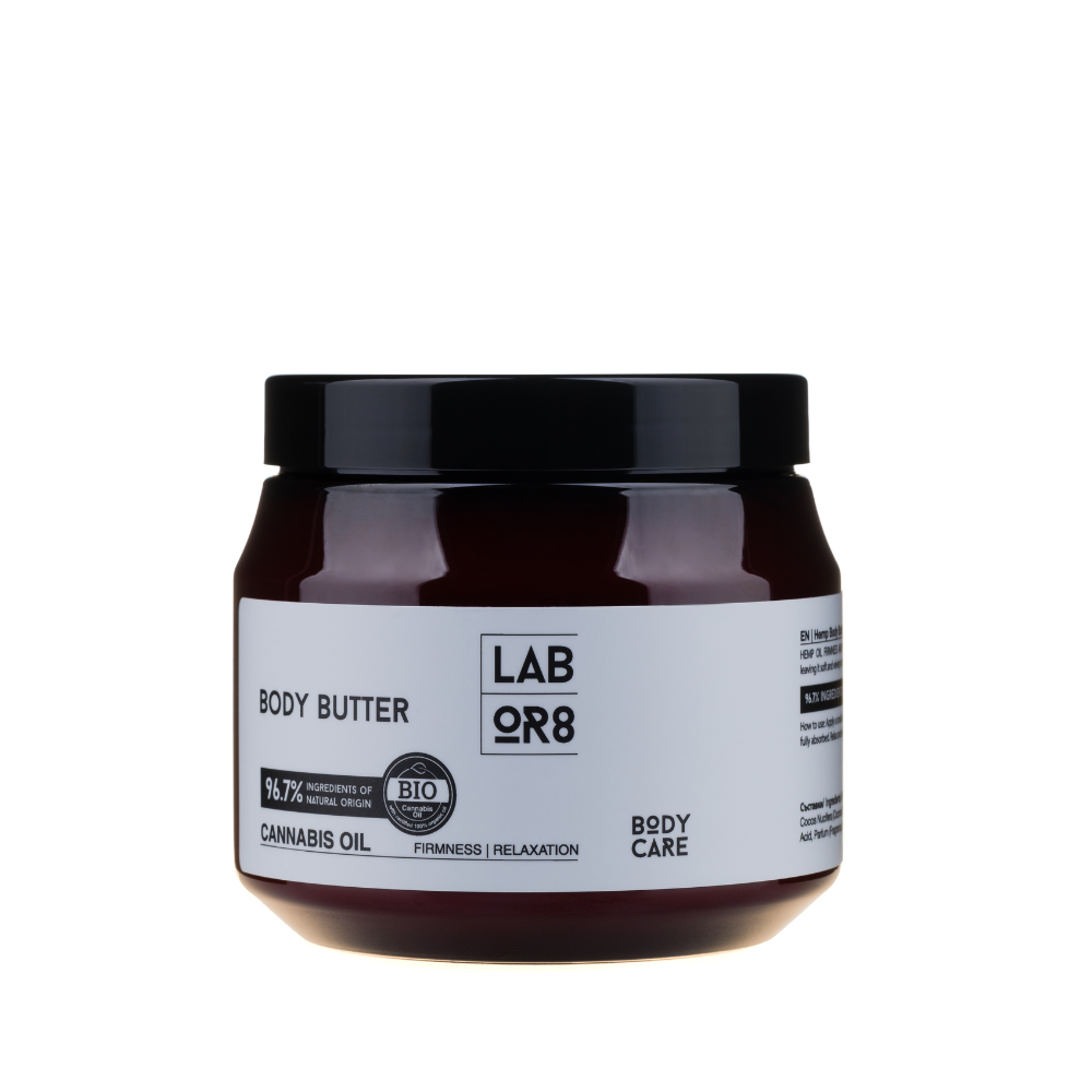 LABOR8, Hemp, Återfuktande, Kroppssmör, Kropp, 250 ml