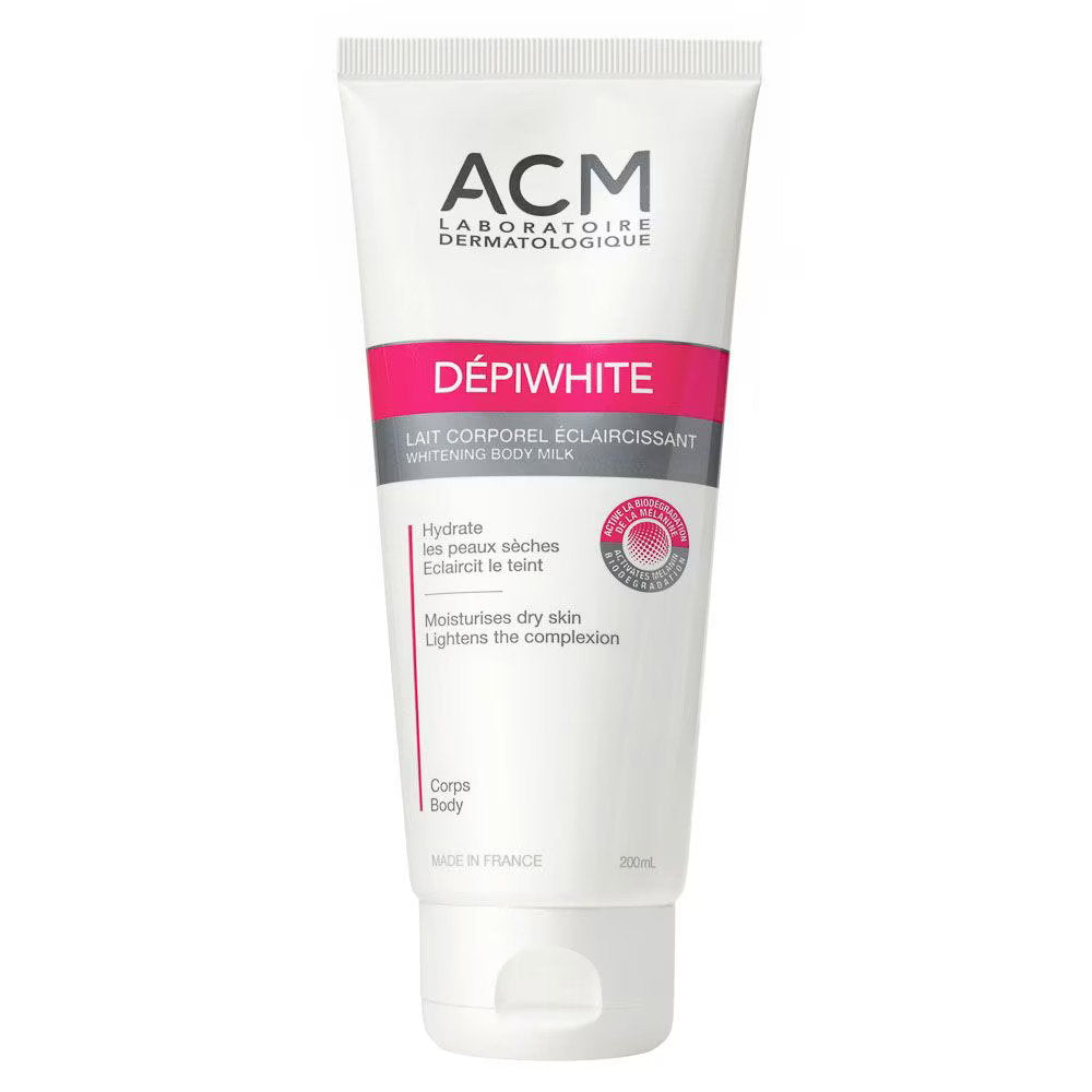 Laboratoire ACM, Depiwhite, Upplysnings- & Återfuktande, Kroppsmjölk, Kropp, Dagligen, 200 ml