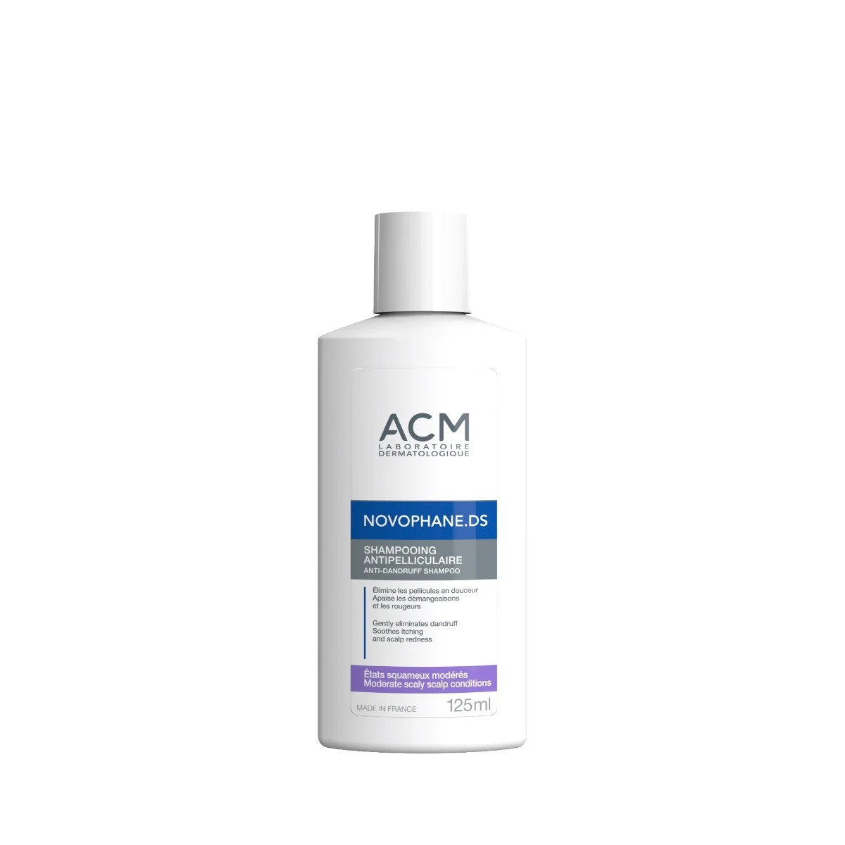Laboratoire ACM, Novophane Ds, Shampoo, Mot mjäll, 125 ml