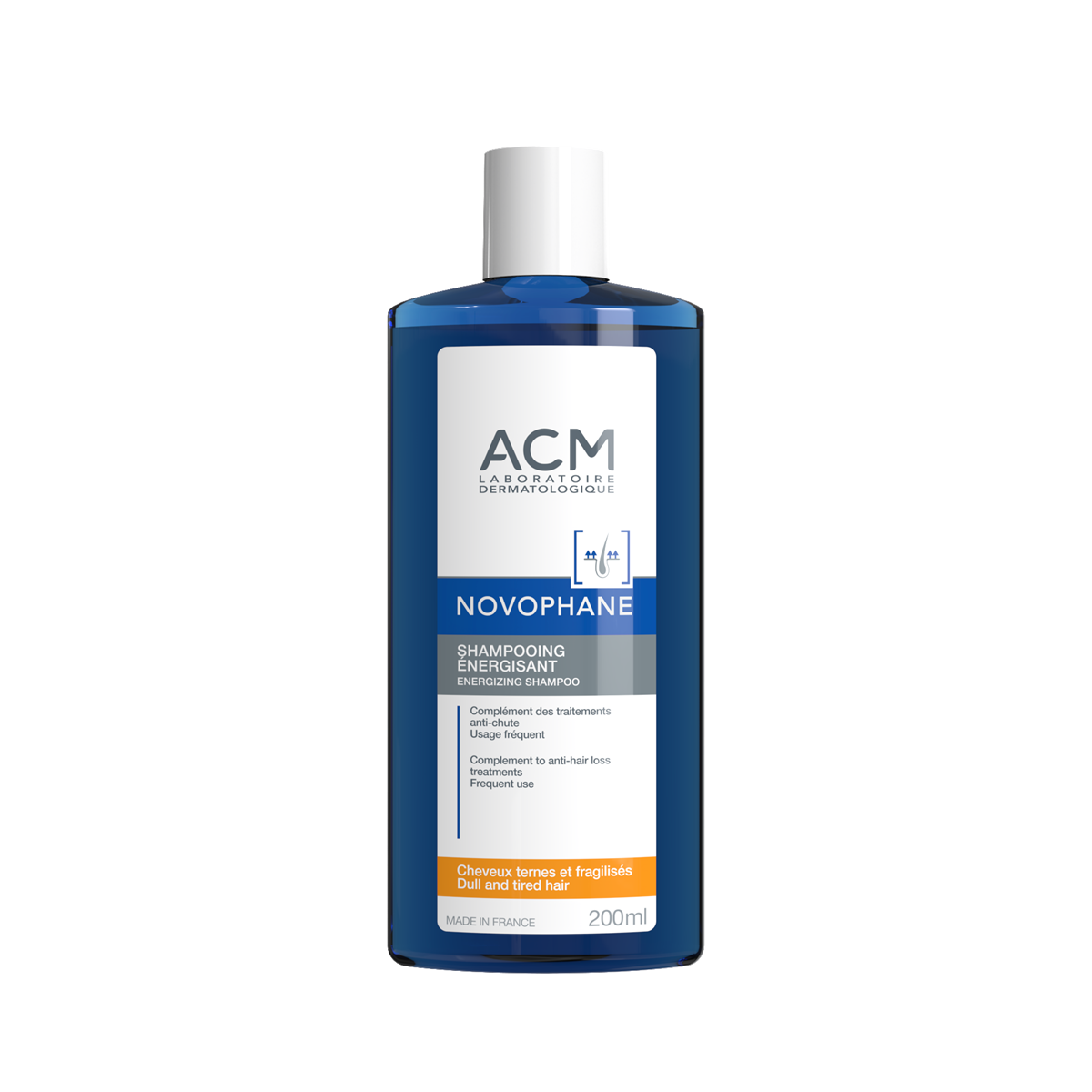 Laboratoire ACM, Novophane, Hårschampo, Energigivande, 200 ml