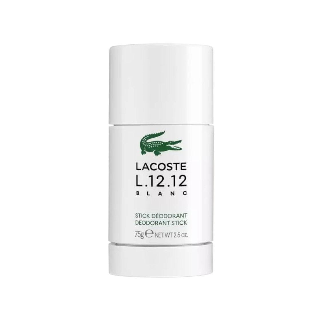 Lacoste, Eau de Lacoste L.12.12 Blanc, 24-timmars skydd, Deodorantstick, För män, 75 g
